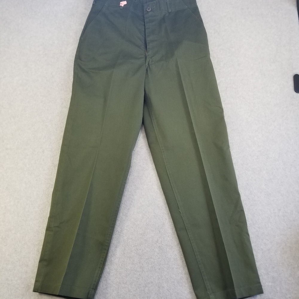 Vintage OG-507 Pants Mens 32x30 Green Utility Trousers U.S. Military 80s